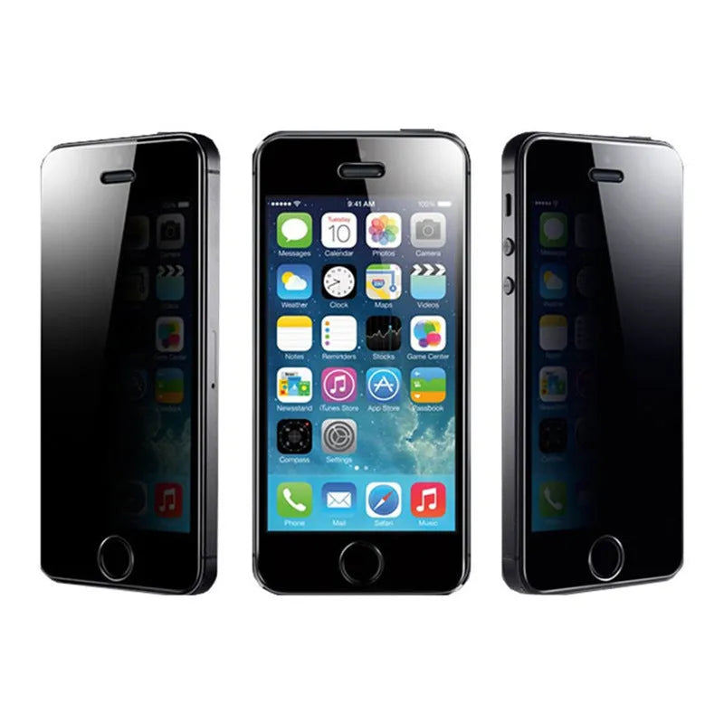 Full screen anti-peeping tempered glass front film for iPhone with privacy filter