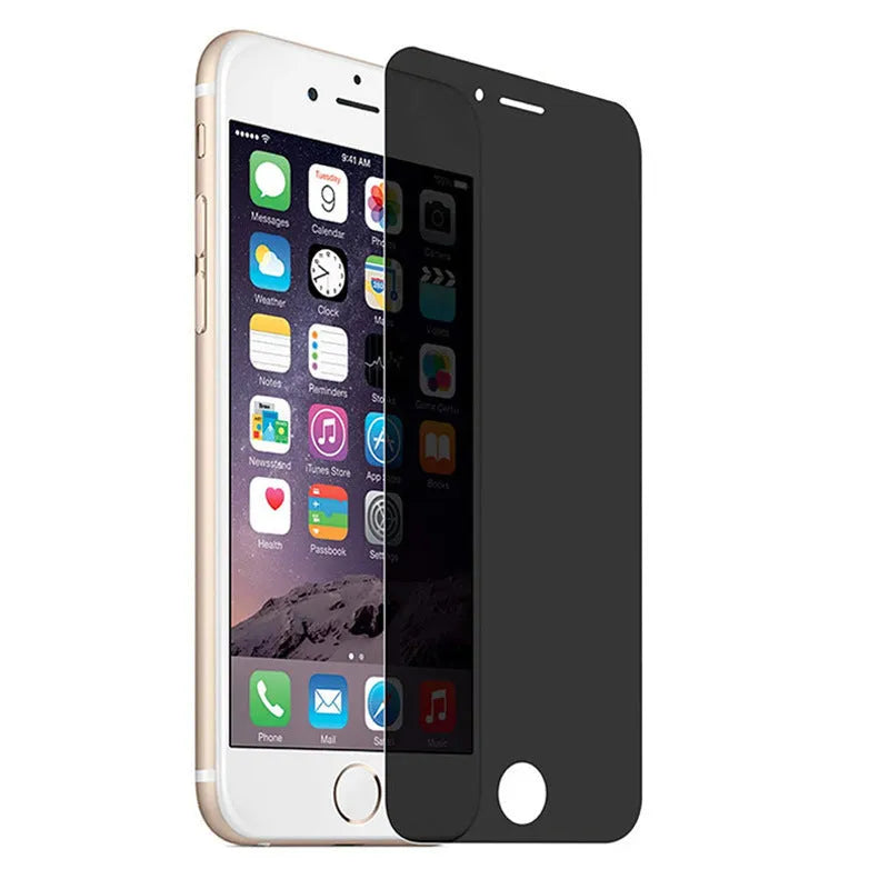 Full screen anti-peeping tempered glass front film for iPhone with privacy filter