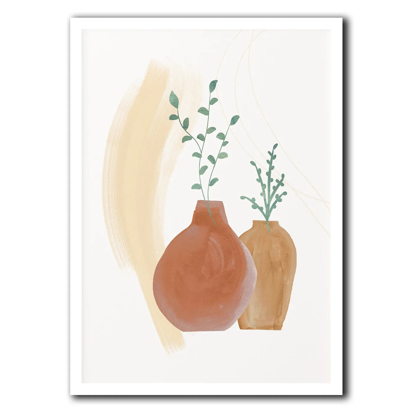 Bohemian style waterproof canvas wall art painting in multiple sizes from 10x15cm to 80x120cm unframed