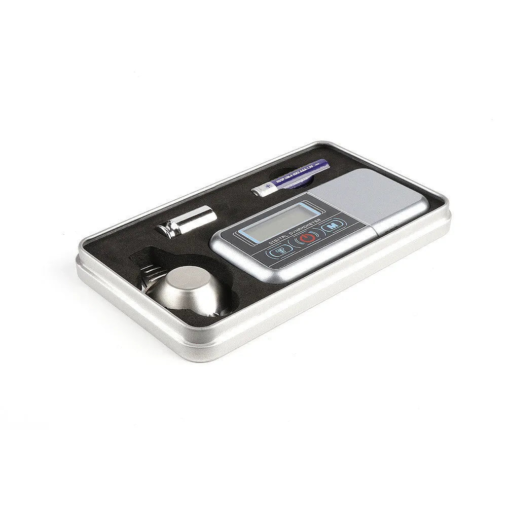 Electronic turntable pressure gauge scale with digital display for vinyl record player stylus tracking force measurement