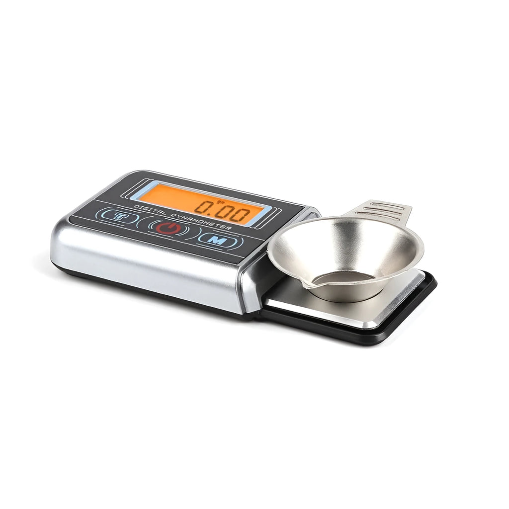 Electronic turntable pressure gauge scale with digital display for vinyl record player stylus tracking force measurement