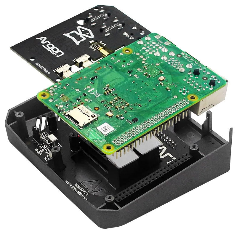 Aluminium alloy shell with fan for M.2 hard drive expansion board protective case
