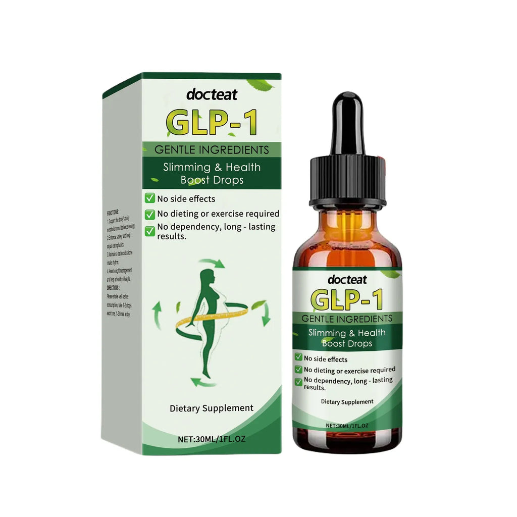 30ml droplet bottle of Management Drops Multiple Plant Extraction with herbal extracts including mint leaf and curcumin