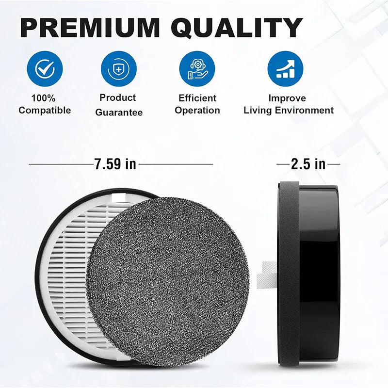 Levoit LV-H132 air purifier replacement filter screen and cotton accessories