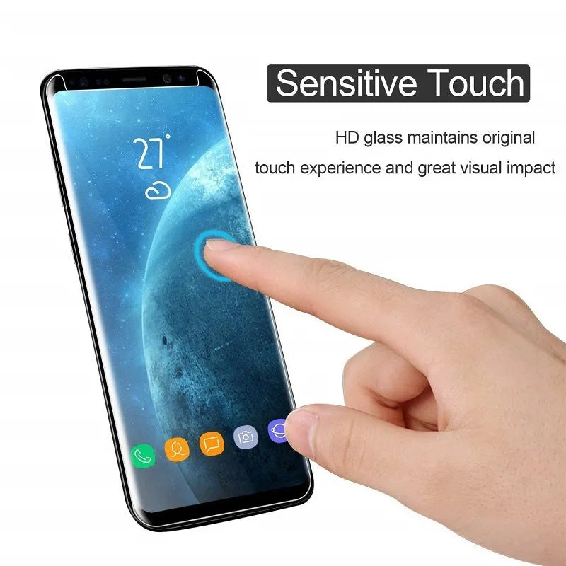 3DAllglue tempered glass screen protector full front film for Samsung Galaxy S9 S9 Plus Note 9 S8 S8 Plus Note 8