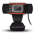 Computer HD camera with 800K CMOS sensor and USB 2.0 connection in black colour