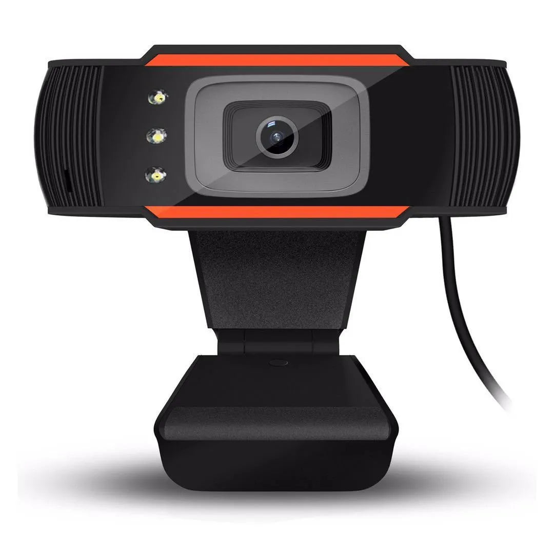 Computer HD camera with 800K CMOS sensor and USB 2.0 connection in black colour