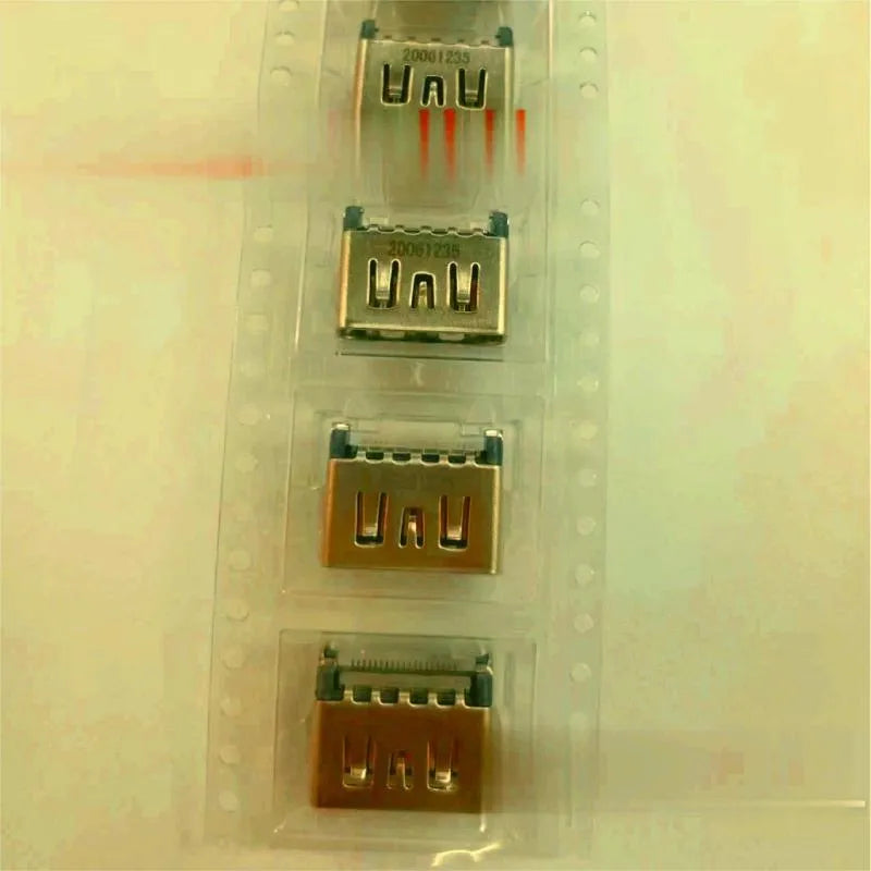 Silver HDMI interface host socket for gaming machine accessories