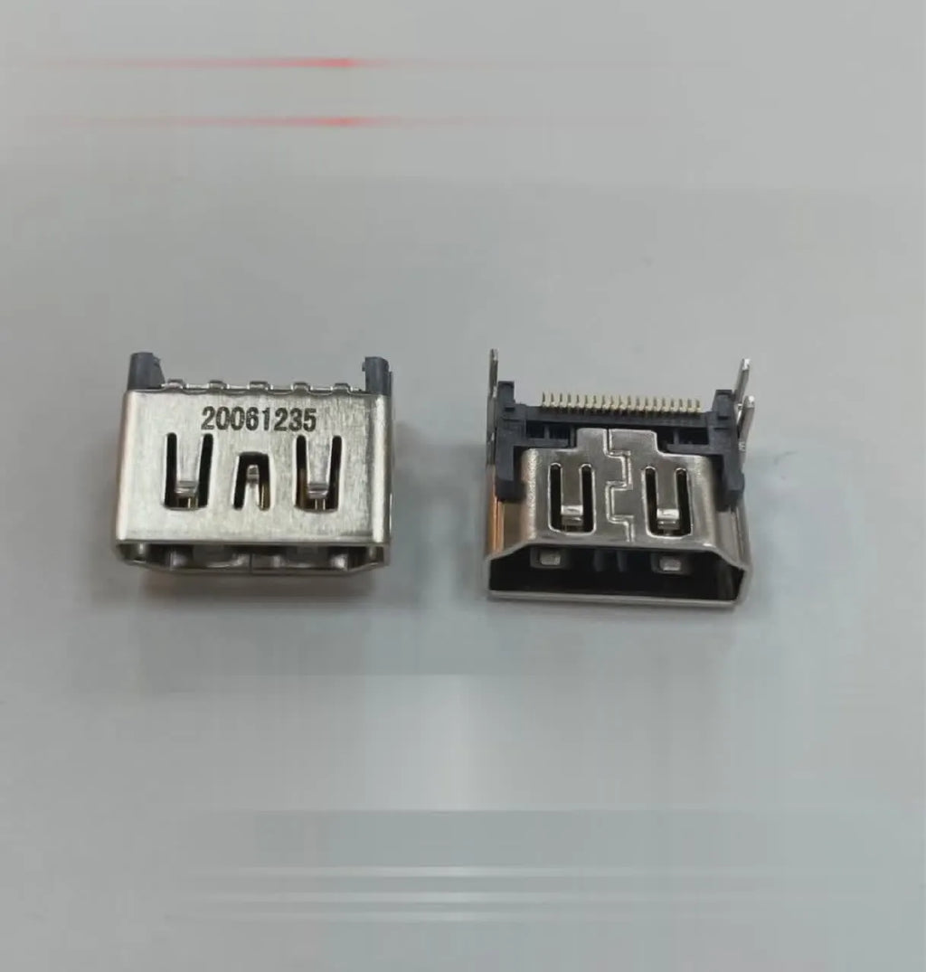 Silver HDMI interface host socket for gaming machine accessories