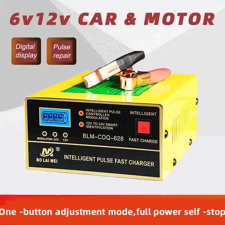 BT 168 automobile battery charger for 12V24V lead acid batteries with American Standard plug
