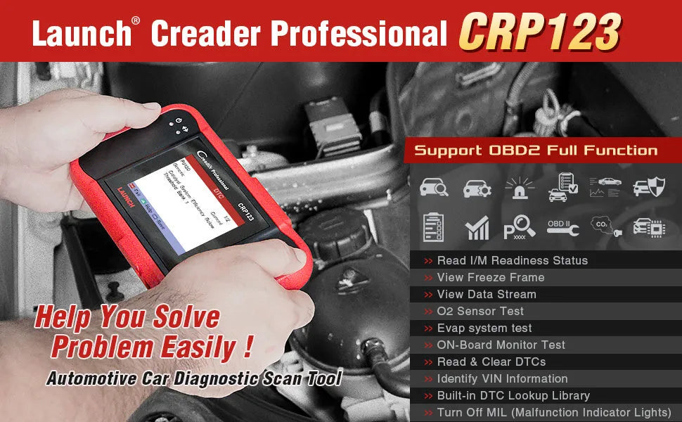 CRP123 fault detector automobile diagnosis equipment with cables
