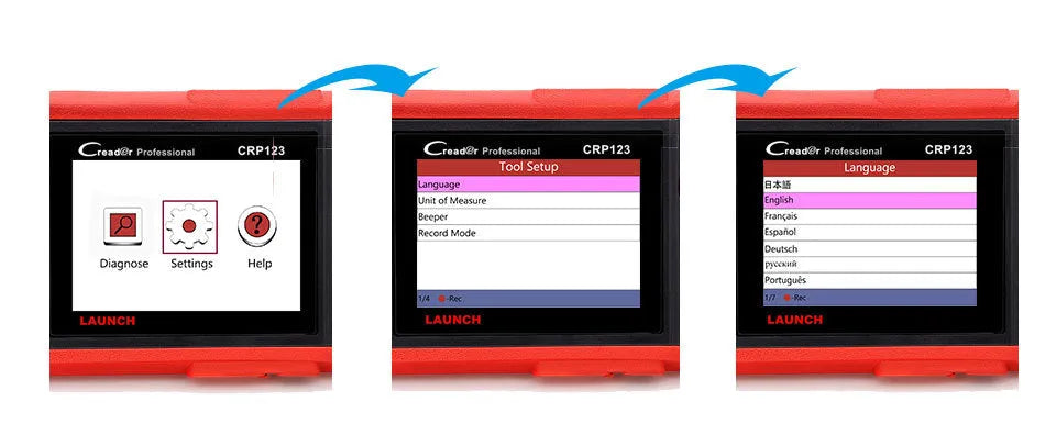 CRP123 fault detector automobile diagnosis equipment with cables