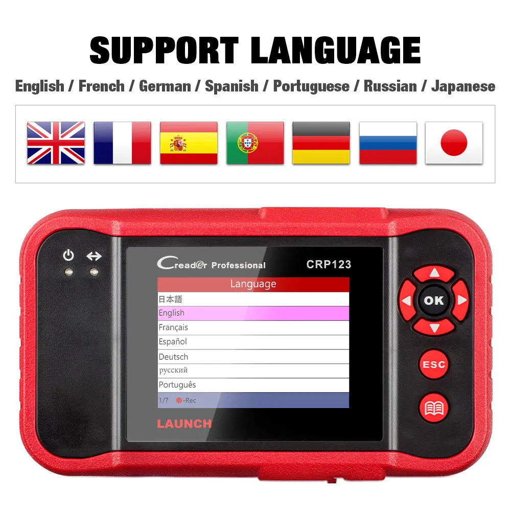 CRP123 fault detector automobile diagnosis equipment with cables