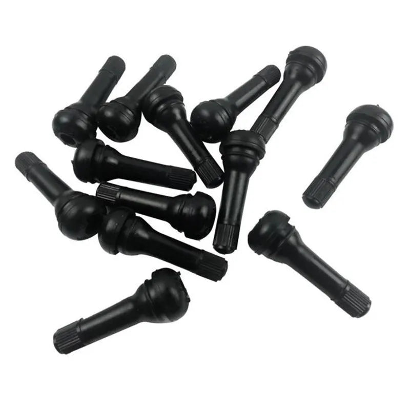 Copper nozzle for automobile vacuum tyre with black seal, universal size, TR412 TR413 TR414 options