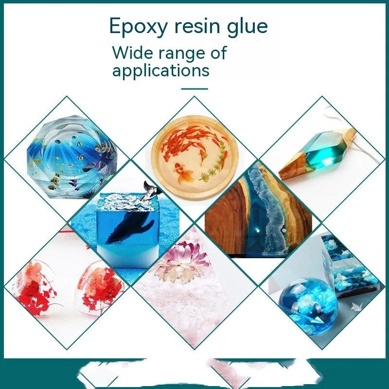 1kg epoxy resin crystal glue bottle with super clear hard or soft option for DIY crafts