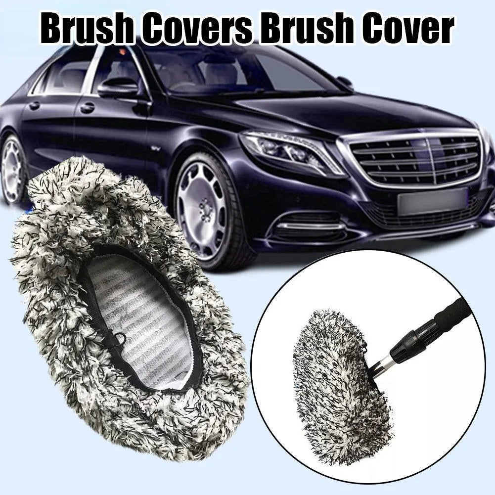 Replacement cloth cover for car long handle brush flat mop style options