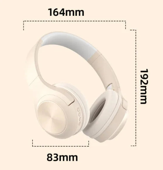 Wireless Bluetooth headset in ivory white, chalk black or youth green with head-mounted design