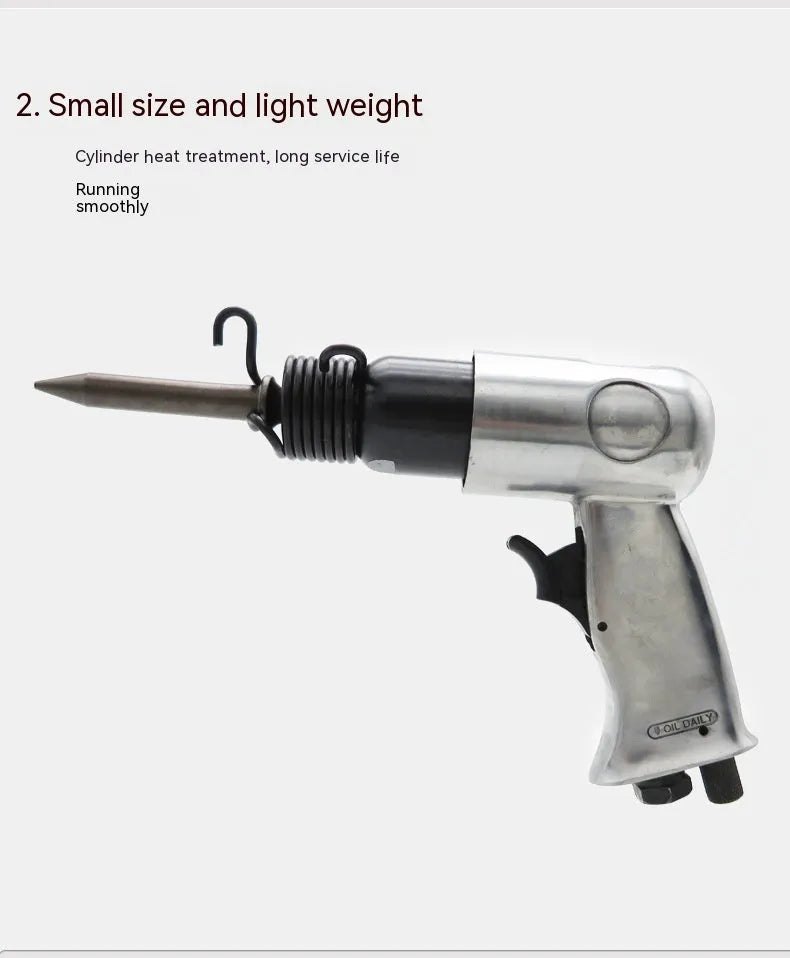 Air hammer tool steel head 150mm pneumatic rust remover brake pad chisel
