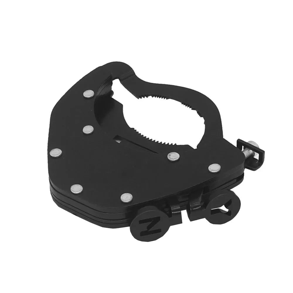 Universal motorcycle throttle lock assist in stainless steel for general models, shown as a handlebar accessory.
