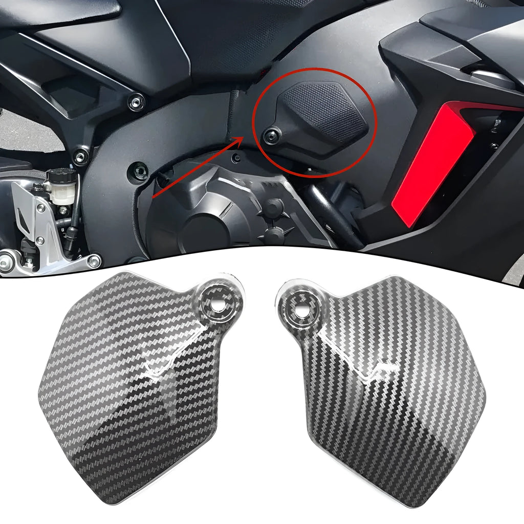 Carbon fibre black side upper frame cover fairing for Honda CBR1000RR 2017-2019