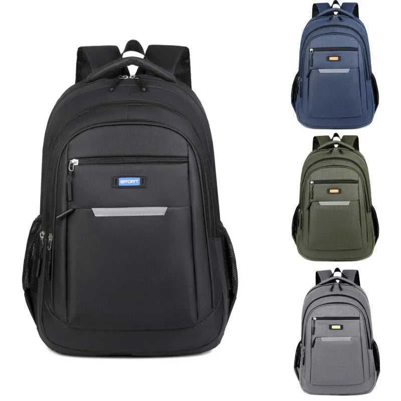 New casual men's backpack in Oxford cloth with breathable back and polyester lining