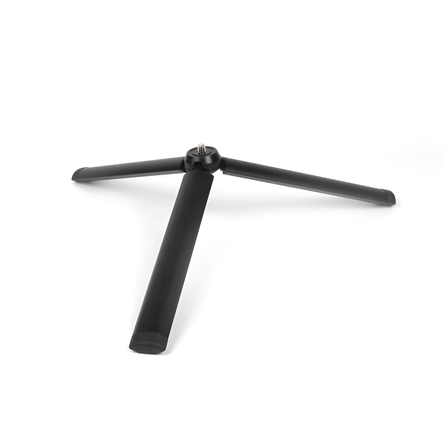 Black aluminium alloy mobile phone tripod and handheld stabilizer for Apple iPhone photography