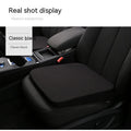 Black car heightening thick seat cushion 42x39x6cm simple style on a vehicle seat
