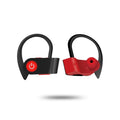 Black wireless Bluetooth 5.0 in-ear headphones with ergonomic design for hands-free calls