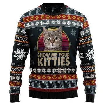 Men's loose fit long sleeve round neck sweatshirt with printed design, available in S-6XL