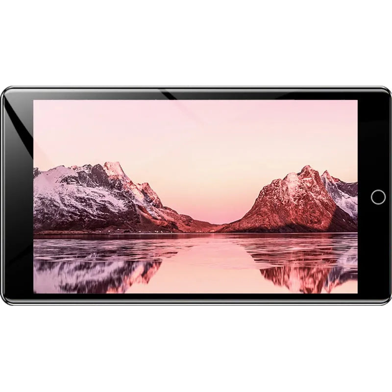 Black Ruizu H1 slim portable media player with 4-inch touch screen showing menu interface