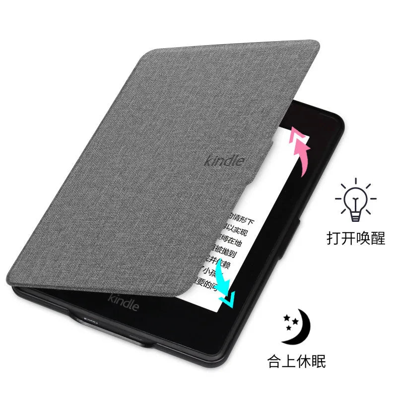 Hard plastic Kindle case with magnetic closure in various colour options