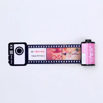 Memory colour film album in Kodak yellow wooden box with matching tote bag