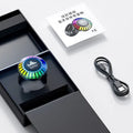 Voice control Bluetooth atmosphere lamp with polar light effect and 3.1cm cube design