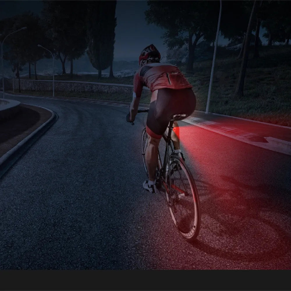 Smart brake sensing USB charging bicycle taillight with aluminium alloy shell