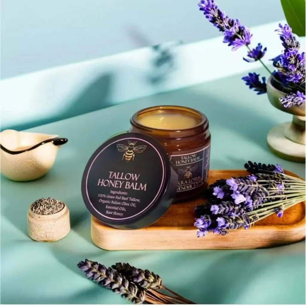 Honey Butter Moisturizing Facial Cream 57g jar for universal skin types with citrus lavender or no fragrance options