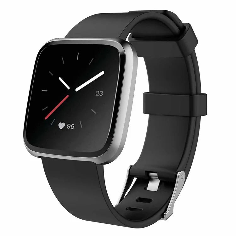 Fitbit Versa Lite replacement wrist strap in TPE material showing colour options