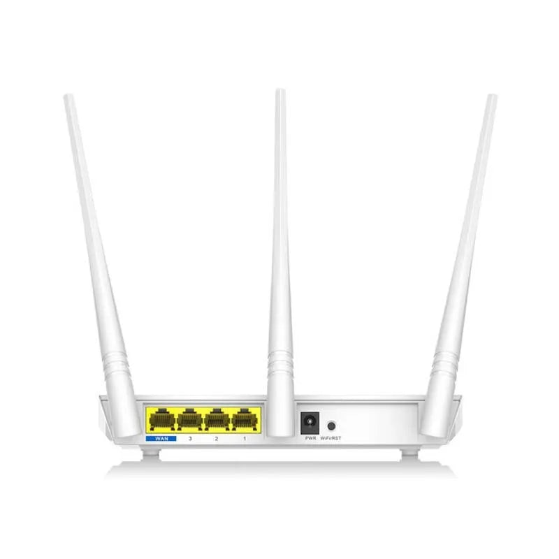 White wireless router with dual-band 2.4G and 5G support for broadband internet connectivity