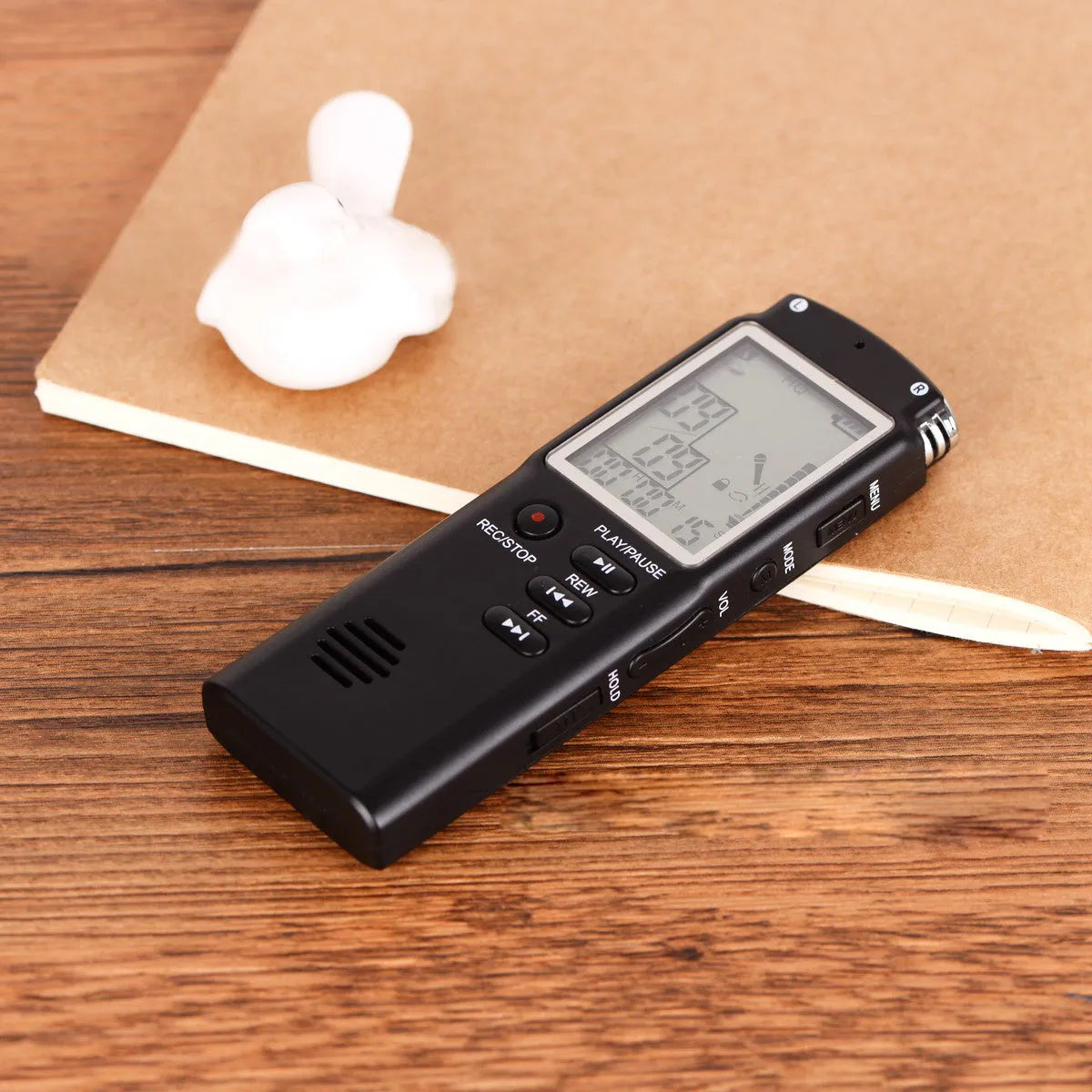 Original USB Professional Voice Recorder unit showing compact design with external microphone port.