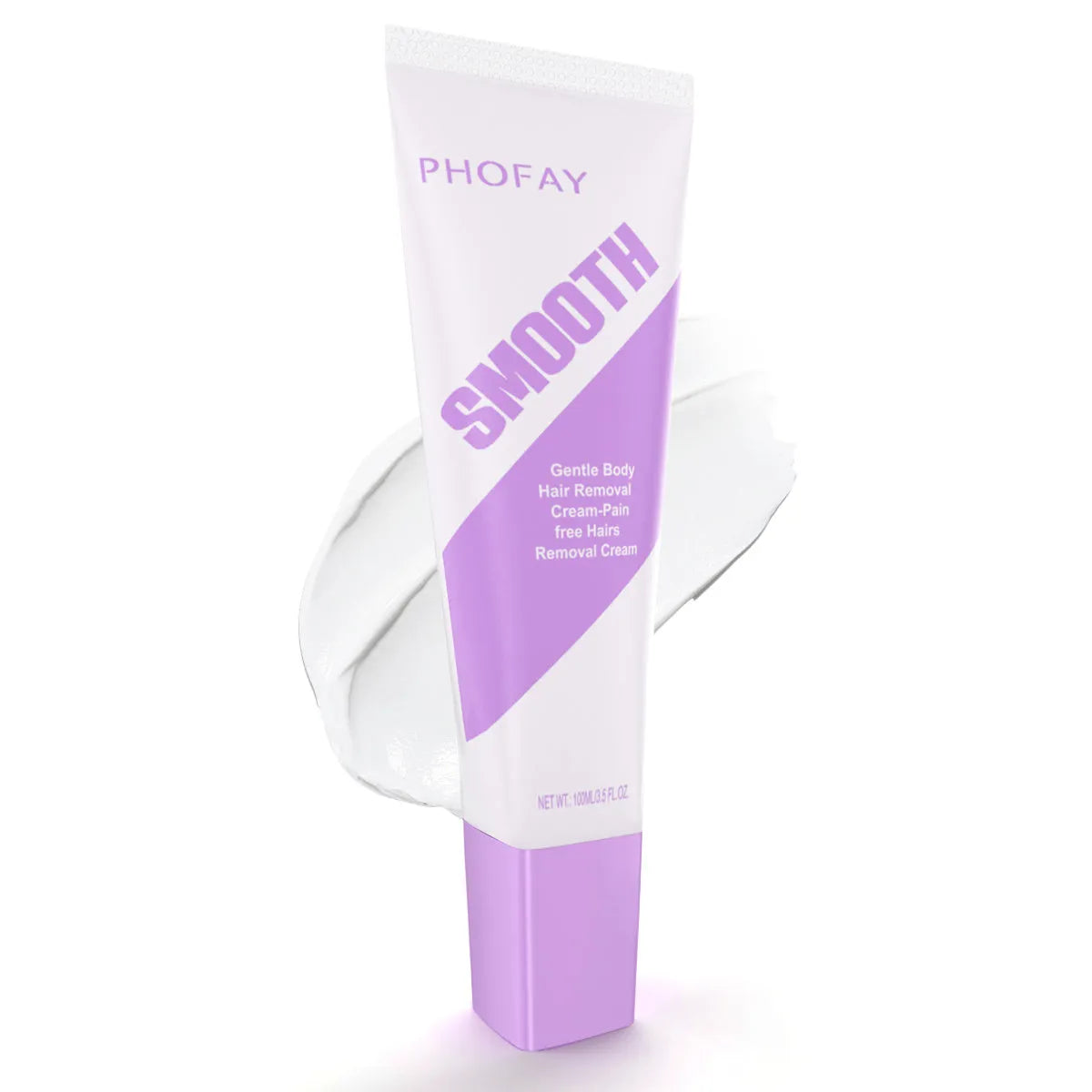 PHOFAY Pain Free Hair Removal Cream 50ml tube with scraper