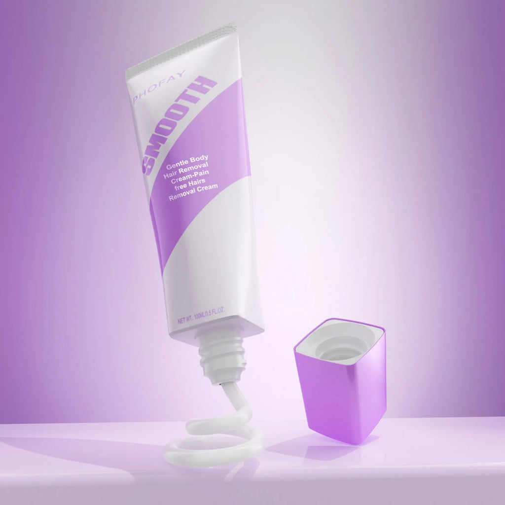 PHOFAY Pain Free Hair Removal Cream 50ml tube with scraper