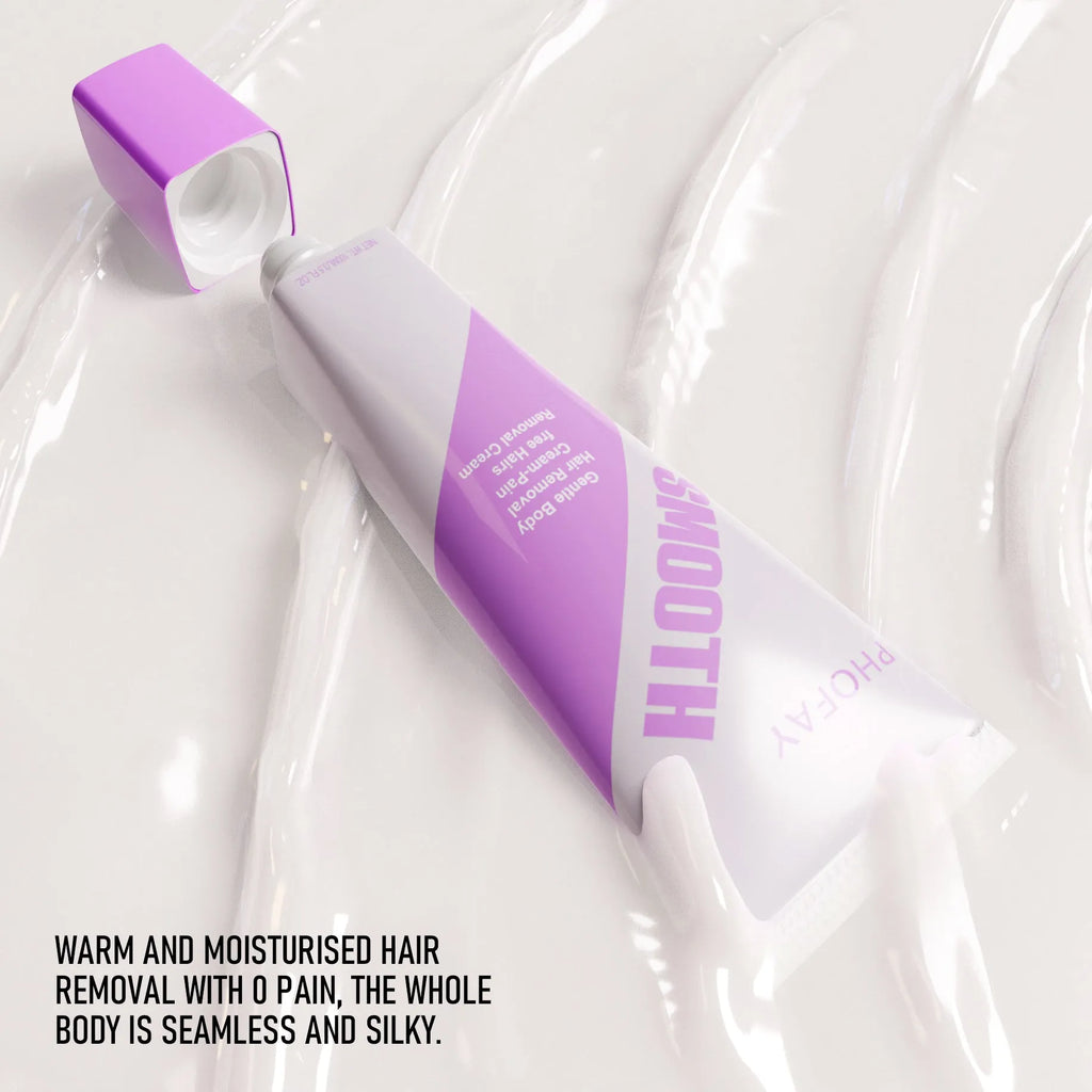 PHOFAY Pain Free Hair Removal Cream 50ml tube with scraper