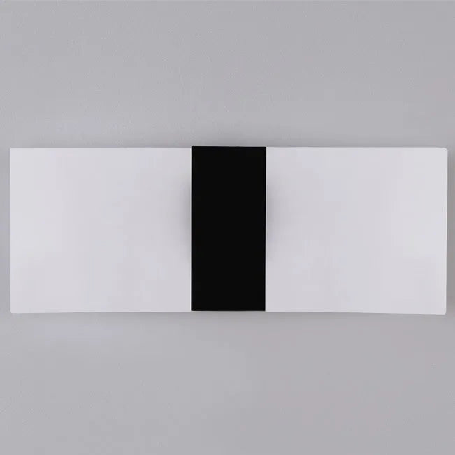 LED Bedside Wall Lamp Modern Acrylic Shade 27x10cm Inductive Transformer Warm White Light for Corridor Hallway Black Gold Silver