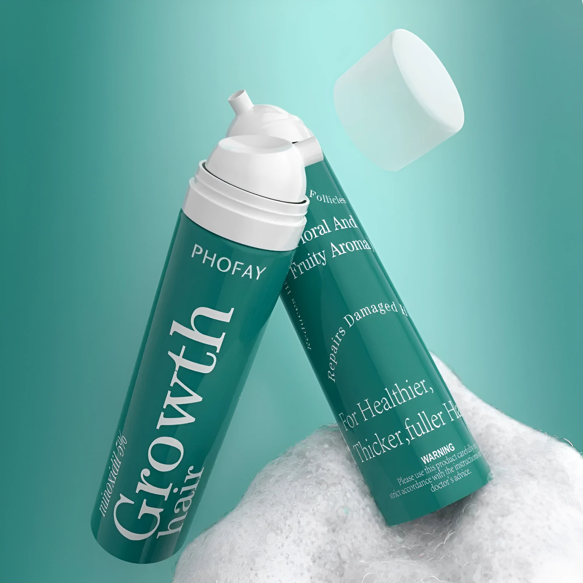 CH004 Minoxidil Anti-Hair Loss Mousse for scalp hair regrowth, non-greasy foam format