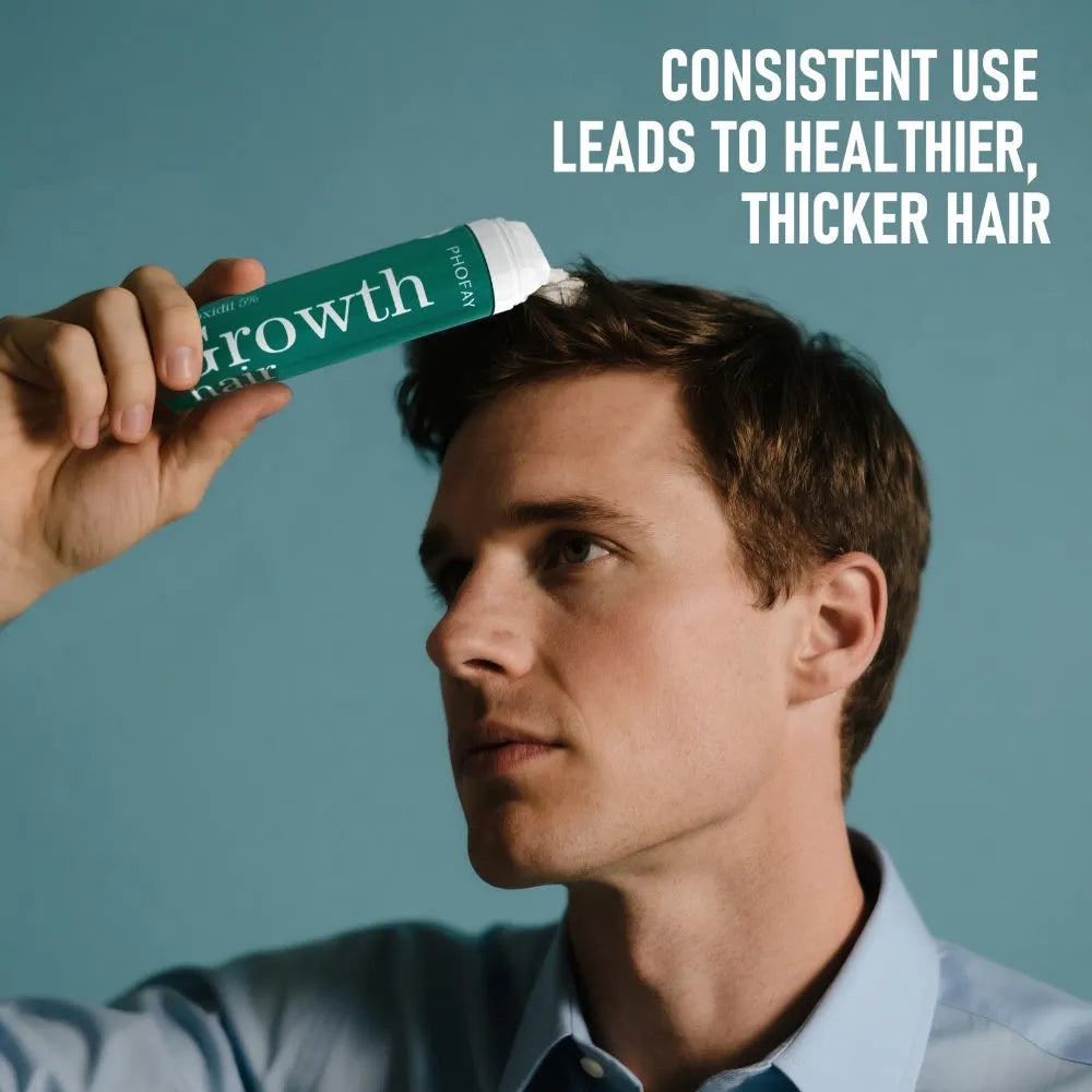 CH004 Minoxidil Anti-Hair Loss Mousse for scalp hair regrowth, non-greasy foam format
