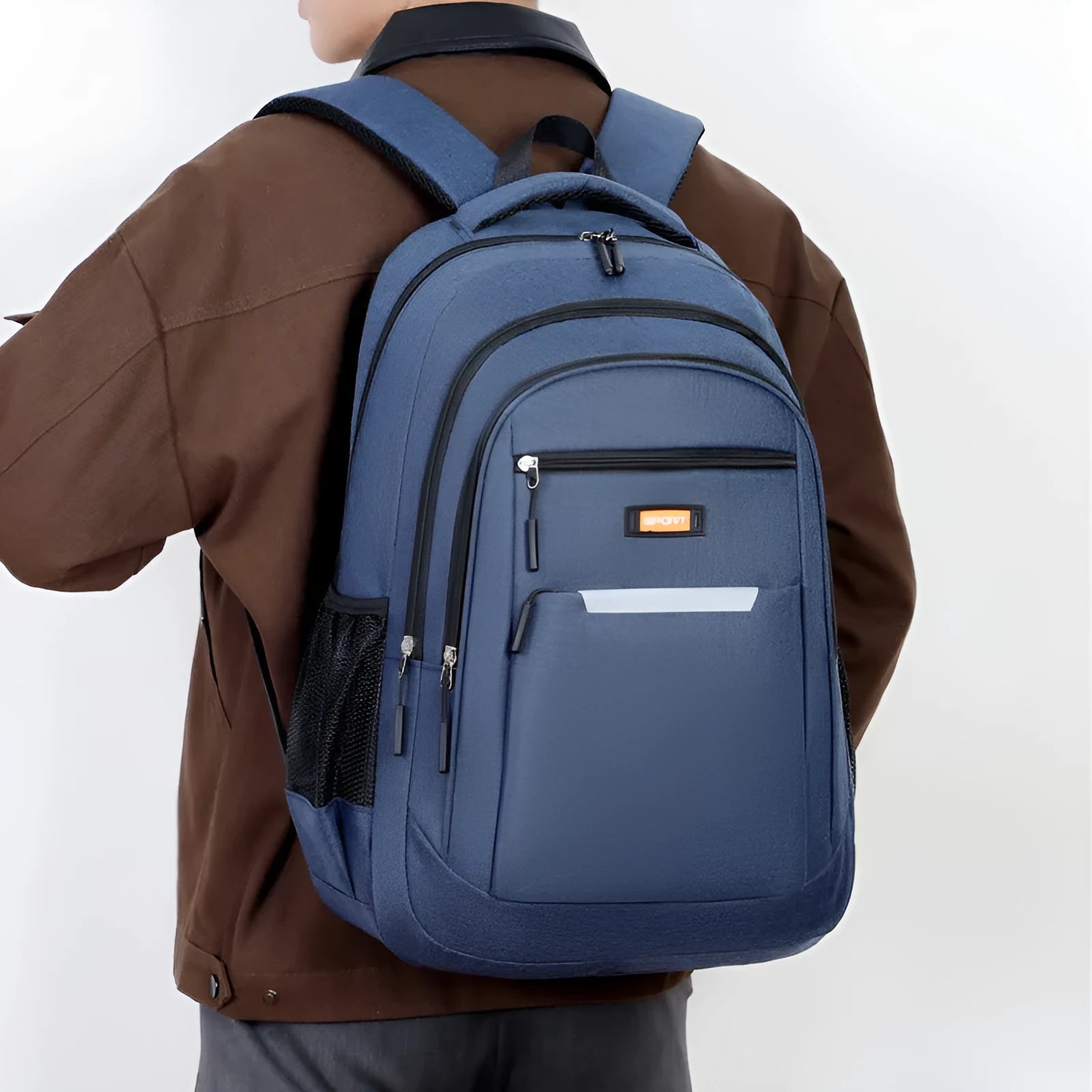 New casual men's backpack in Oxford cloth with breathable back and polyester lining