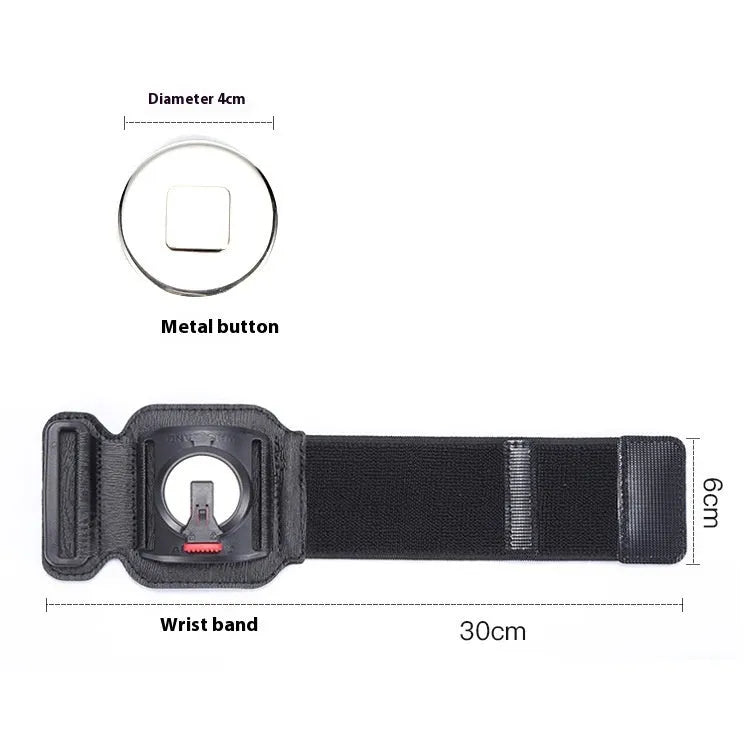 Unisex sports mobile phone holder with wrist strap and armband options for 4-7 inch phones