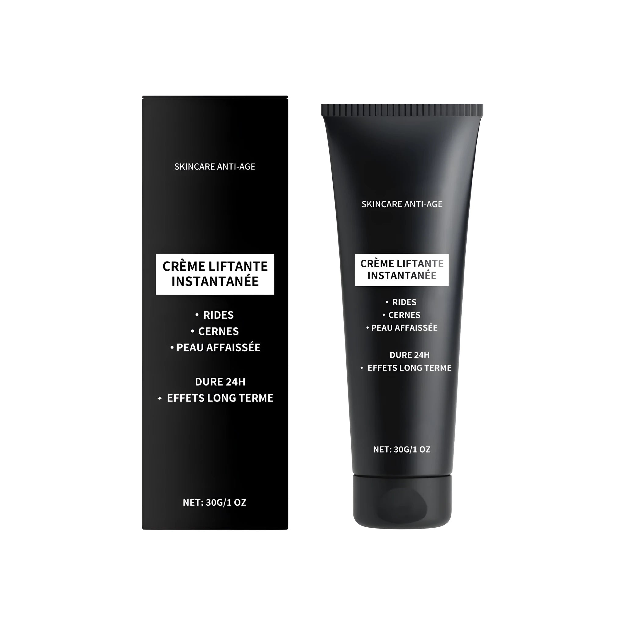 Anti-wrinkle and firming cream 30g pot with hyaluronic acid and vitamin E