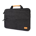 Microsoft Surface Pro 4 protective sleeve in grey 600D nylon with front pocket and fluffy interior
