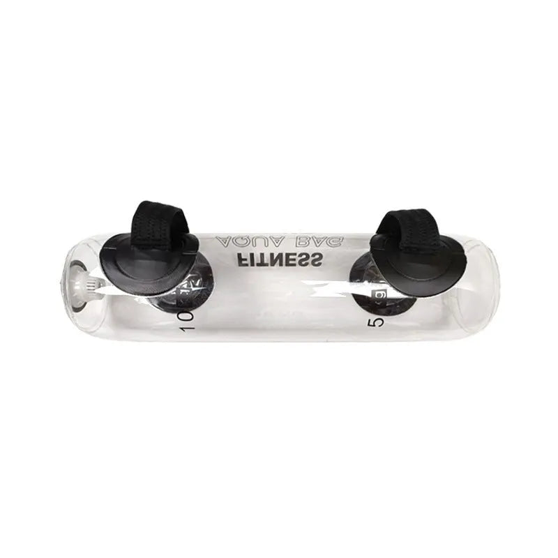 Transparent PVC inflatable water weight bag for adjustable fitness training from 5KG to 35KG
