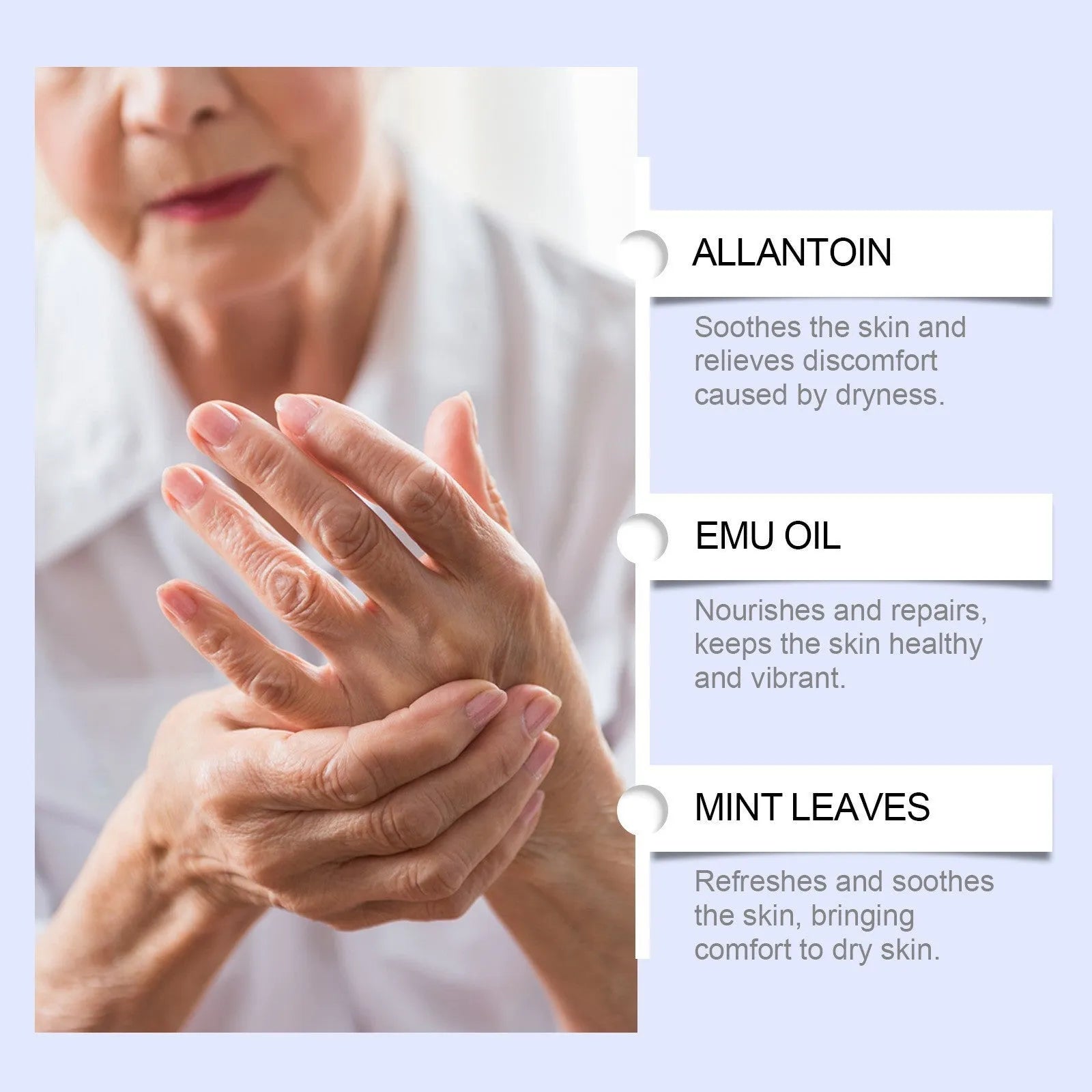 Joint Soothing Gel Gentle Nourishing 50g tube with menthol and emu oil for cooling relief